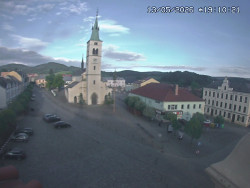 Náměstí, koste sv. Markéty