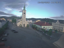 Náměstí, koste sv. Markéty