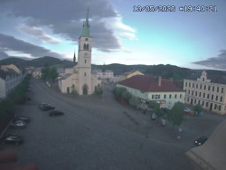 Náměstí, koste sv. Markéty