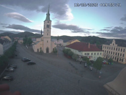 Náměstí, koste sv. Markéty
