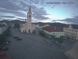 Náměstí, koste sv. Markéty