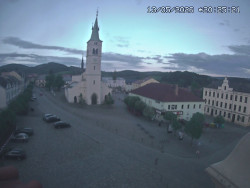 Náměstí, koste sv. Markéty