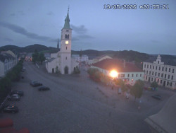 Náměstí, koste sv. Markéty