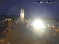 Náměstí, koste sv. Markéty