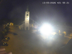Náměstí, koste sv. Markéty