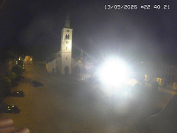Náměstí, koste sv. Markéty