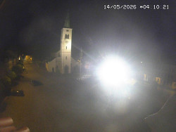 Náměstí, koste sv. Markéty