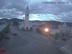 Náměstí, koste sv. Markéty