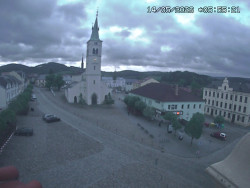 Náměstí, koste sv. Markéty