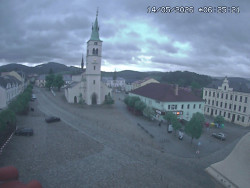 Náměstí, koste sv. Markéty