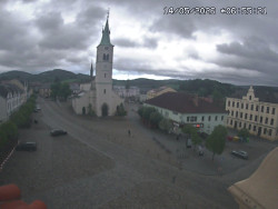 Náměstí, koste sv. Markéty