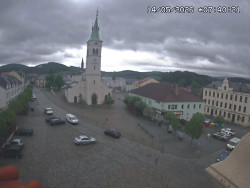 Náměstí, koste sv. Markéty