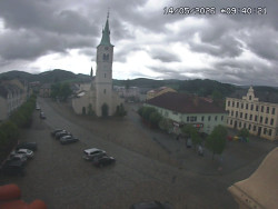 Náměstí, koste sv. Markéty