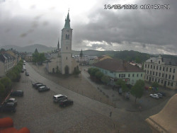 Náměstí, koste sv. Markéty