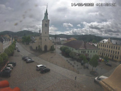 Náměstí, koste sv. Markéty