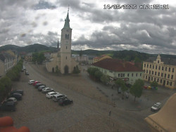 Náměstí, koste sv. Markéty
