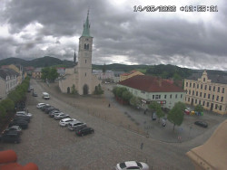 Náměstí, koste sv. Markéty