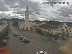 Náměstí, koste sv. Markéty