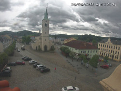 Náměstí, koste sv. Markéty
