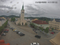 Náměstí, koste sv. Markéty