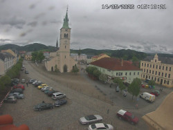 Náměstí, koste sv. Markéty