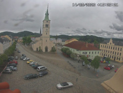 Náměstí, koste sv. Markéty
