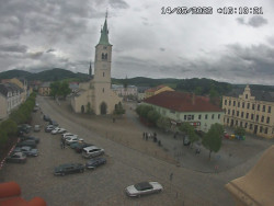 Náměstí, koste sv. Markéty