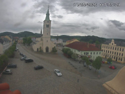 Náměstí, koste sv. Markéty