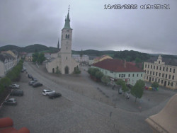 Náměstí, koste sv. Markéty
