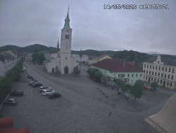 Náměstí, koste sv. Markéty