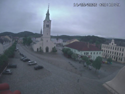 Náměstí, koste sv. Markéty
