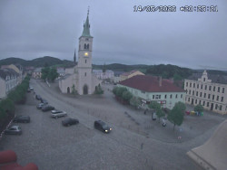 Náměstí, koste sv. Markéty