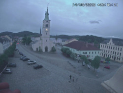 Náměstí, koste sv. Markéty