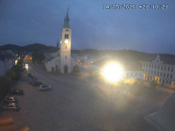 Náměstí, koste sv. Markéty