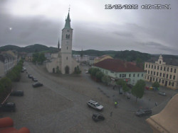 Náměstí, koste sv. Markéty