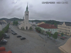 Náměstí, koste sv. Markéty