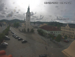 Náměstí, koste sv. Markéty