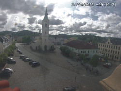 Náměstí, koste sv. Markéty