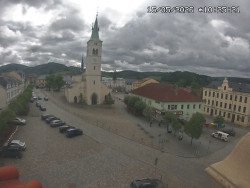 Náměstí, koste sv. Markéty