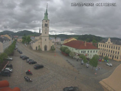 Náměstí, koste sv. Markéty