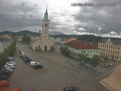 Náměstí, koste sv. Markéty