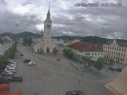 Náměstí, koste sv. Markéty