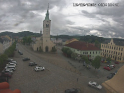 Náměstí, koste sv. Markéty