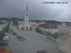 Náměstí, koste sv. Markéty