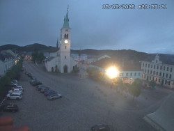 Náměstí, koste sv. Markéty