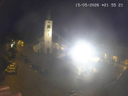 Náměstí, koste sv. Markéty