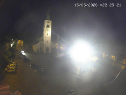 Náměstí, koste sv. Markéty
