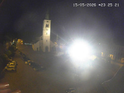 Náměstí, koste sv. Markéty