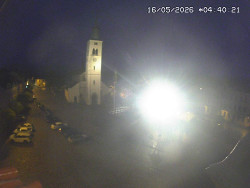 Náměstí, koste sv. Markéty