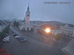 Náměstí, koste sv. Markéty